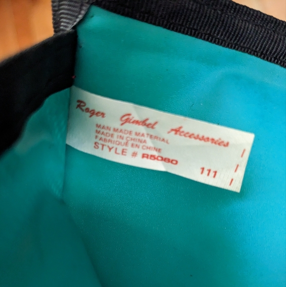 Vintage Colour Block Wallet Turquoise Pink Purple Black 80s Retro - Picture 9 of 9